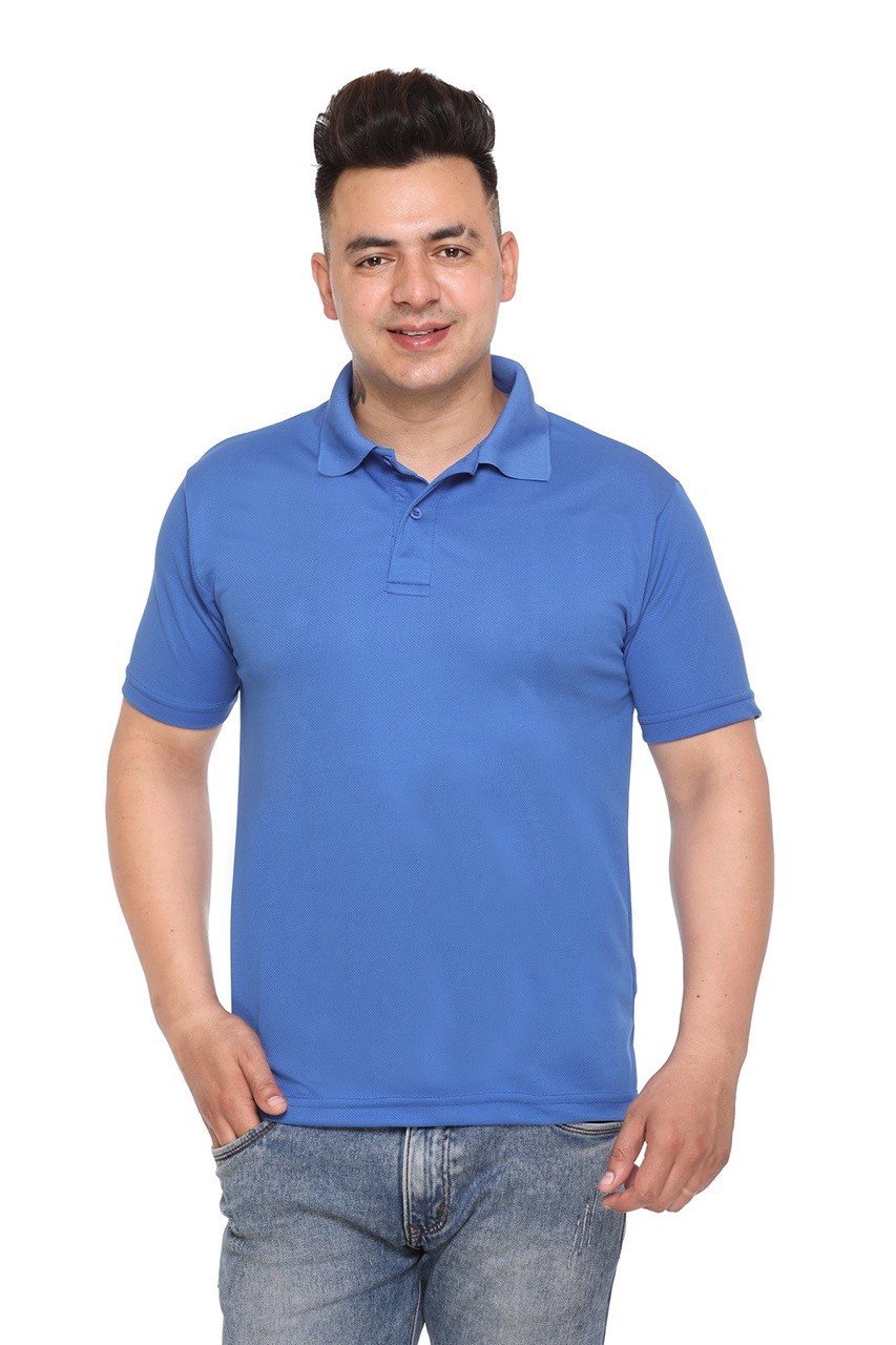 Royal Blue -Sports Republic Acti-Play Dryfit Color Polo T-Shirts - Men