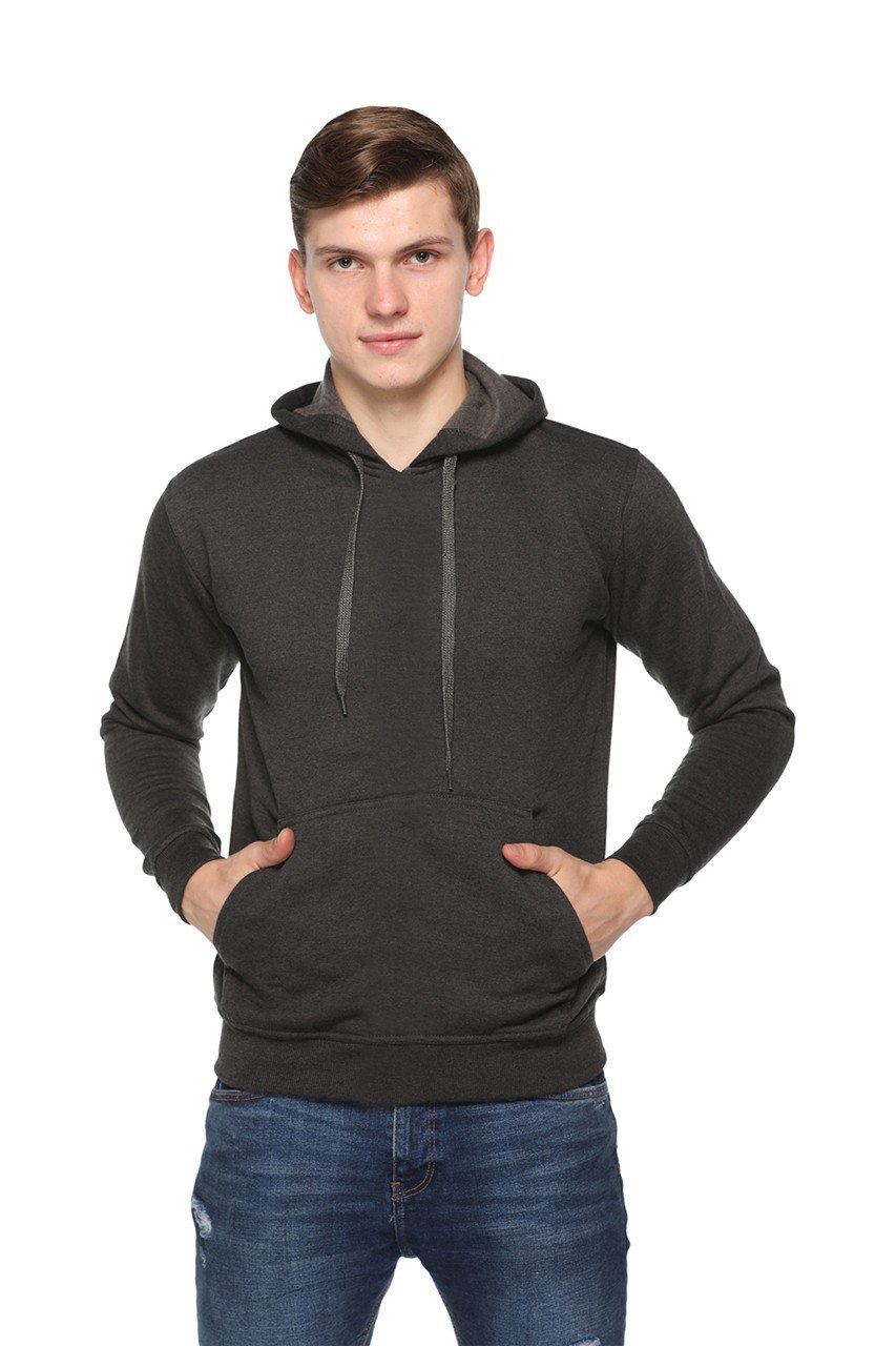 Charcoal Melange-Pikmee Zero Degree  Hoodie