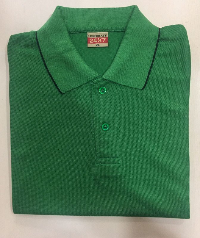 Green-Corporate Polo neck T-Shirt (Tipping)