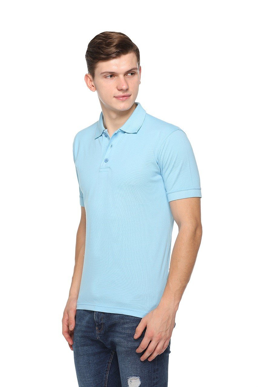 Ice Blue -Pikmee Fast Tees polo t shirt