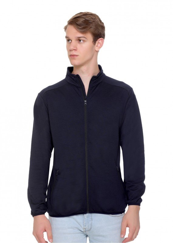 Navy Blue-North Pole Sweatshirt Jacket