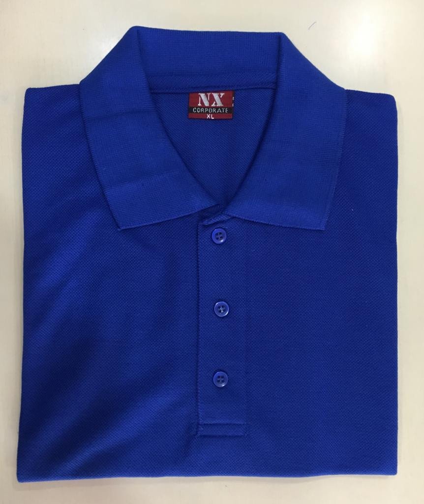 Royal Blue-Corporate Polo neck T-Shirt