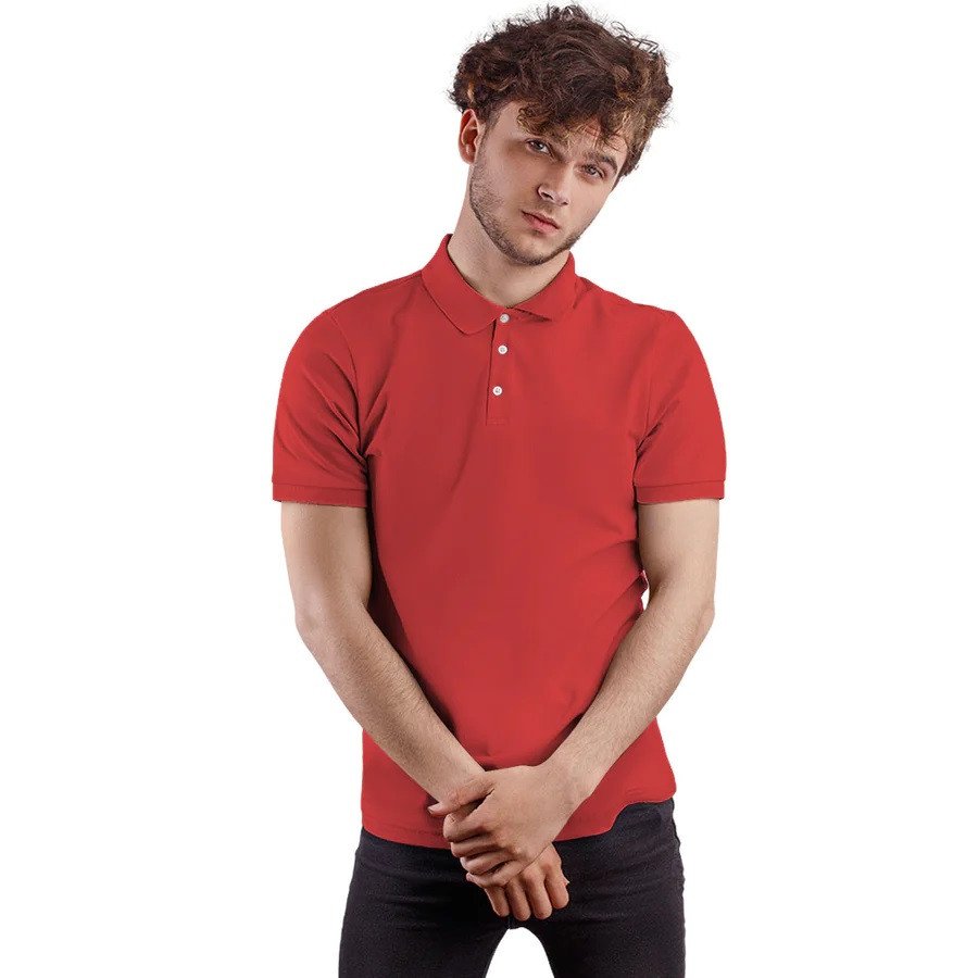 Red-Polo T-Shirt – Cotton PQ