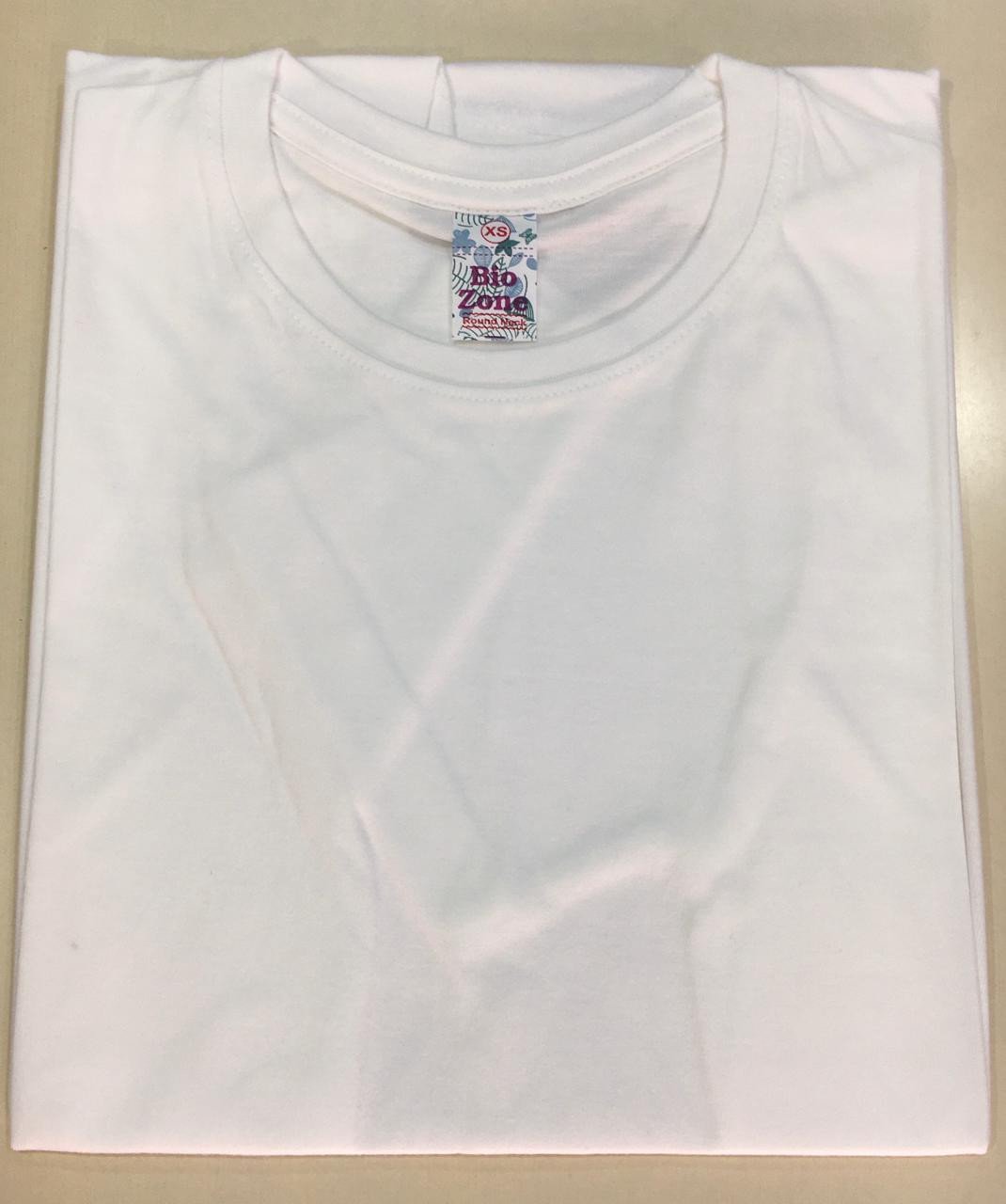 White-Bio Zone Round neck t shirt