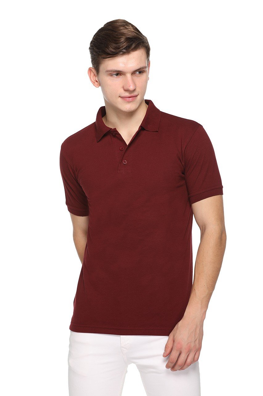 Titlis- Maroon- Polo t shirt