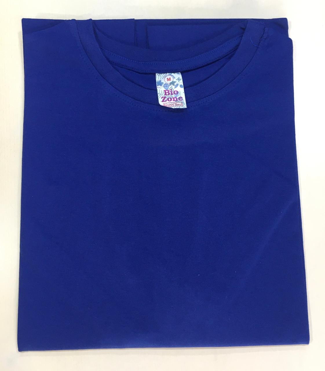 Royal Blue-Bio Zone Round neck t shirt