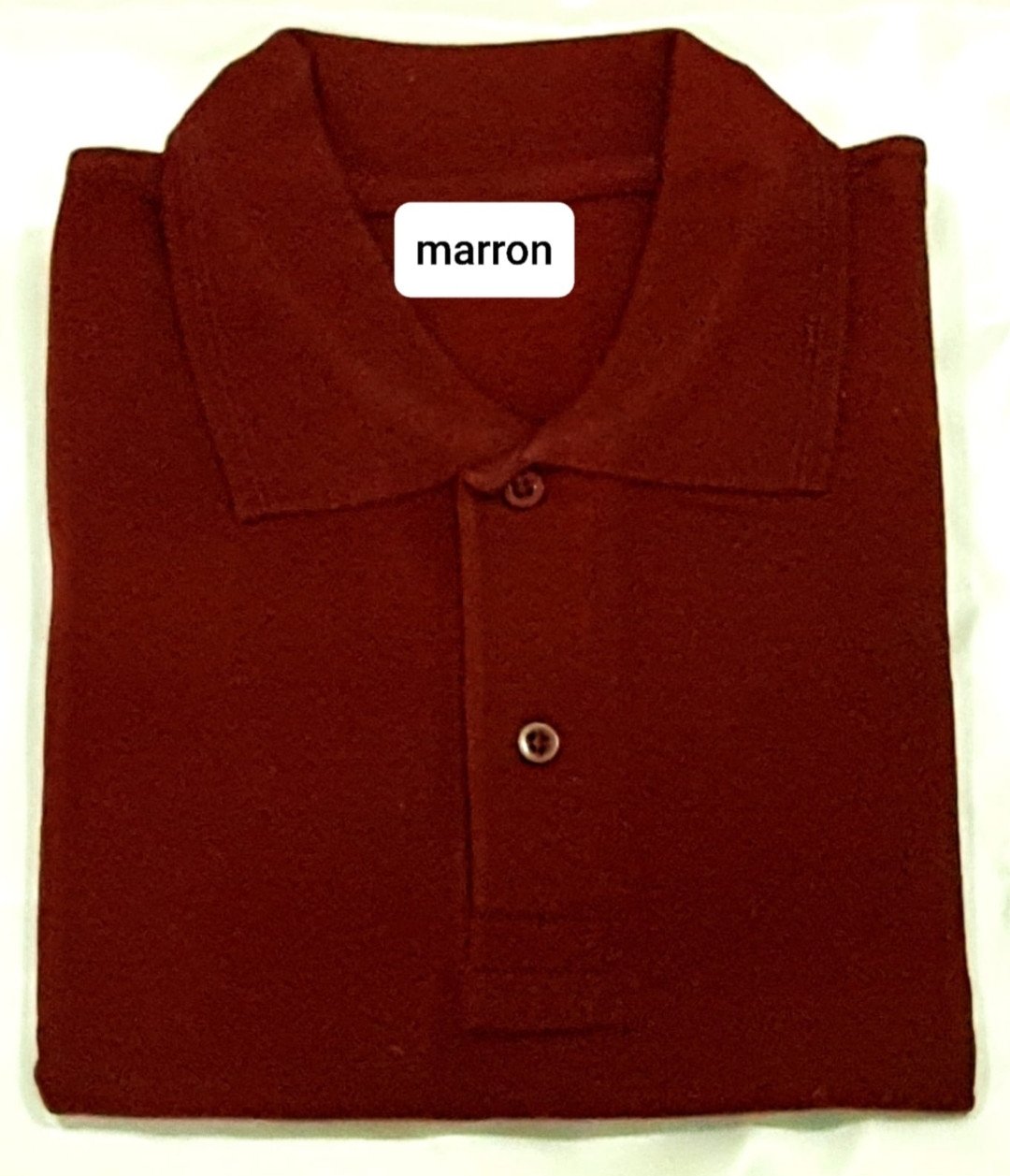 Maroon-Sports Club 260 GSM Cotton Polo neck T-Shirt