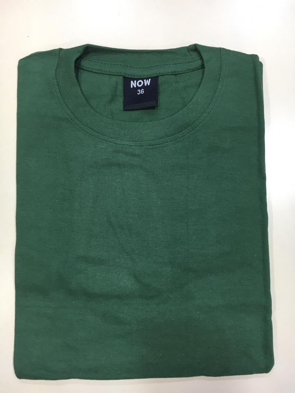 Green-Now Round neck Cotton T-shirt