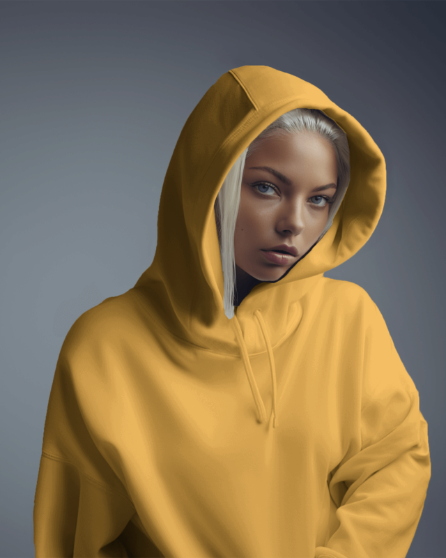 Yellow-Women's Cotton Hoodie's Manufacturer
